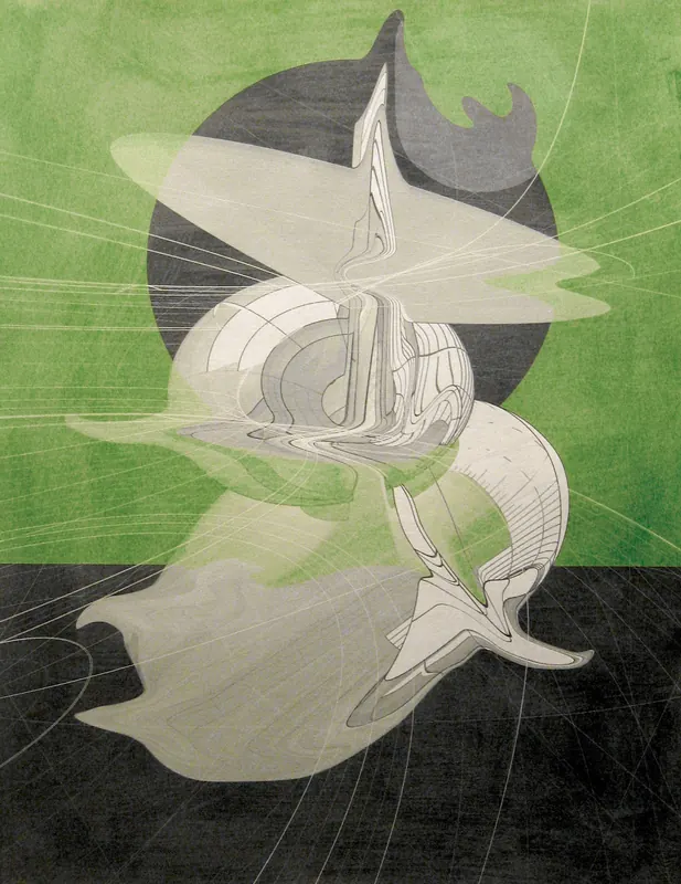 Volumetric Gesture (green), 2006