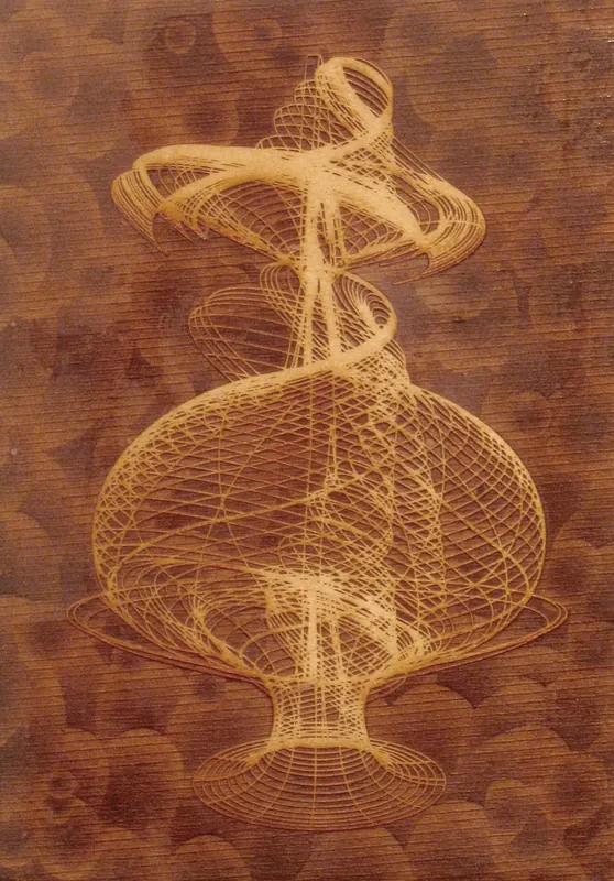 Volumetric Gesture (wood), 2006