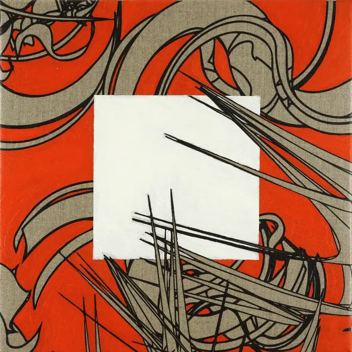 Inverse Biomorphic Study 1 Mono Azo Orange, 2019