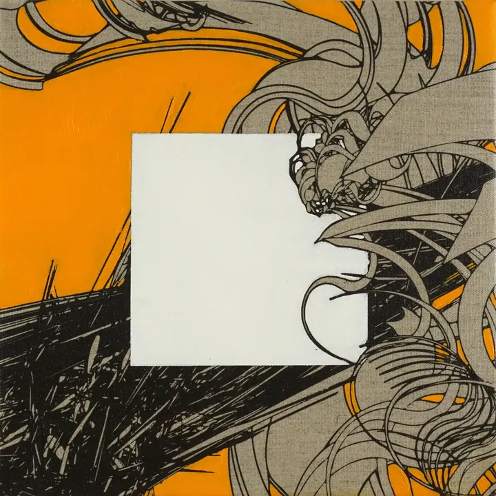 Inverse Biomorphic Study 3 Diarylide Yellow, 2019