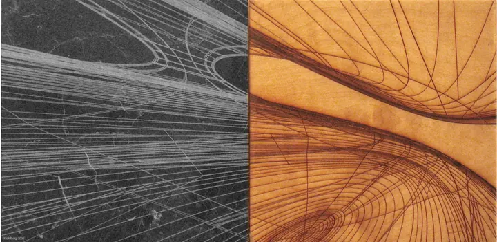Laser Diptych 06, 2006