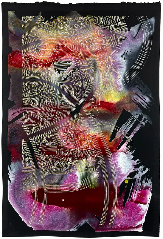 Robot Graffiti Magenta, 2022