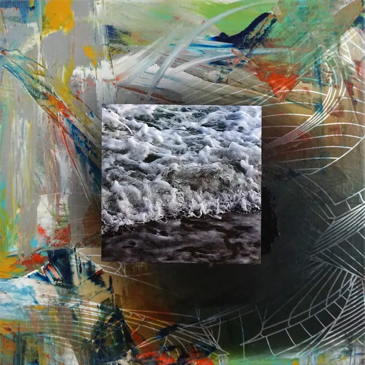 Square Composition With Waves, 2020