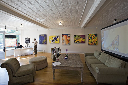 Colin Goldberg - 2011 Solo Exhibition - Techspressionism - 4 North Main Gallery, Southampton NY. Installation View.