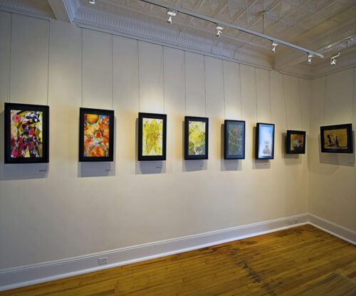 Colin Goldberg - 2011 Solo Exhibition - Techspressionism - 4 North Main Gallery, Southampton NY. Installation View.