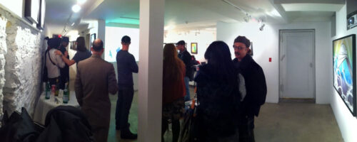 Colin Goldberg 2011 Solo Exhibition: Paint and Pixels, Yes Gallery, Brooklyn.