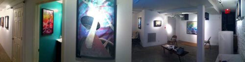 Colin Goldberg 2011 Solo Exhibition: Paint and Pixels, Yes Gallery, Brooklyn.