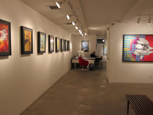 Colin Goldberg 2011 Solo Exhibition: Paint and Pixels, Yes Gallery, Brooklyn.