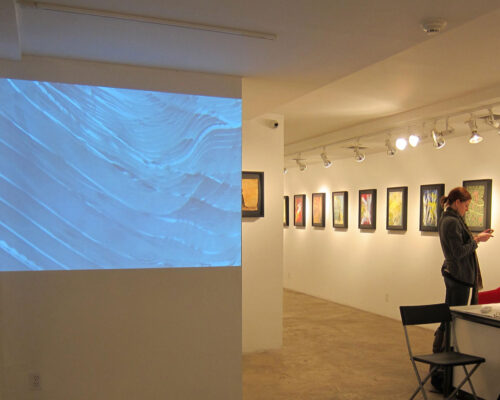 Colin Goldberg 2011 Solo Exhibition: Paint and Pixels, Yes Gallery, Brooklyn.