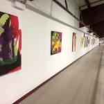 Colin Goldberg, Metagraph canvasses. Southampton Town Recreation Center, Installation View.
