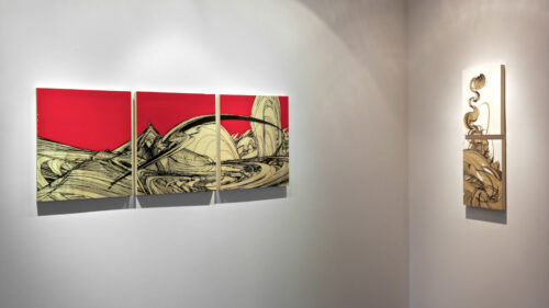 Colin Goldberg - Improbable Forms at Art Sites Gallery : Installation View. Photograph by Jeff Heatley.