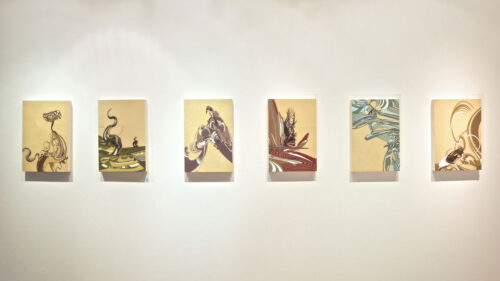 Colin Goldberg - Improbable Forms at Art Sites Gallery : Installation View. Photograph by Jeff Heatley.