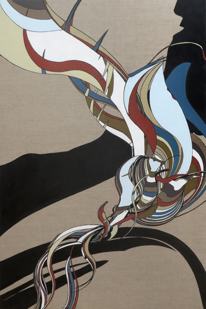 Colin Goldberg, Tsuru, 2014. Oil on linen. 48x32 inches.