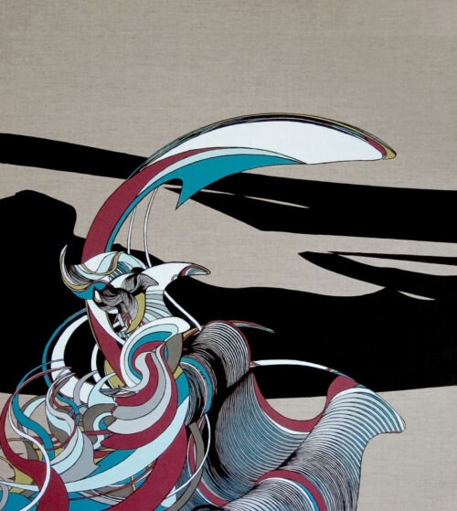 Colin Goldberg, Nami, 2012. Oil on Linen, 36 x 40 inches.