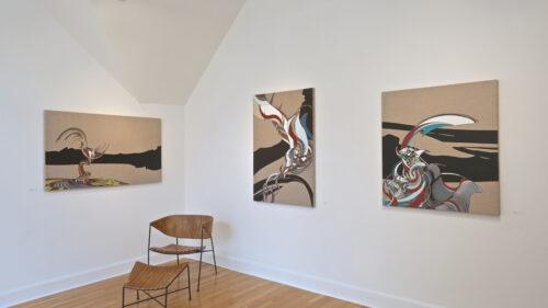 Colin Goldberg - Techspressionism Exhibition: Glenn Horowitz East Hampton. Photo: Jeff Heatley