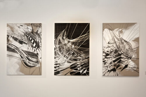 Colin Goldberg - Techspressionism Exhibition: Glenn Horowitz East Hampton. Photo: Jeff Heatley