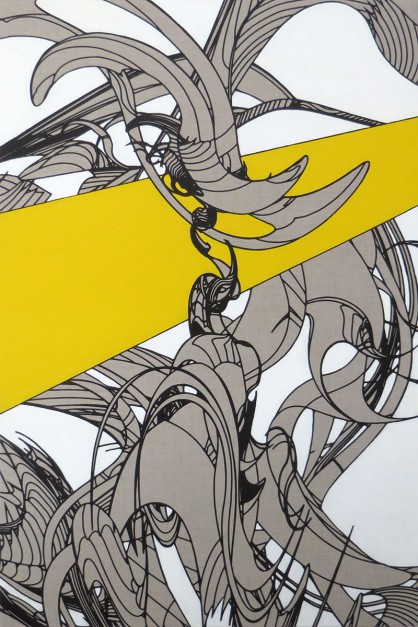 Colin Goldberg, Seicho, 2014. Oil and pigment on linen. 48 x 32 inches.