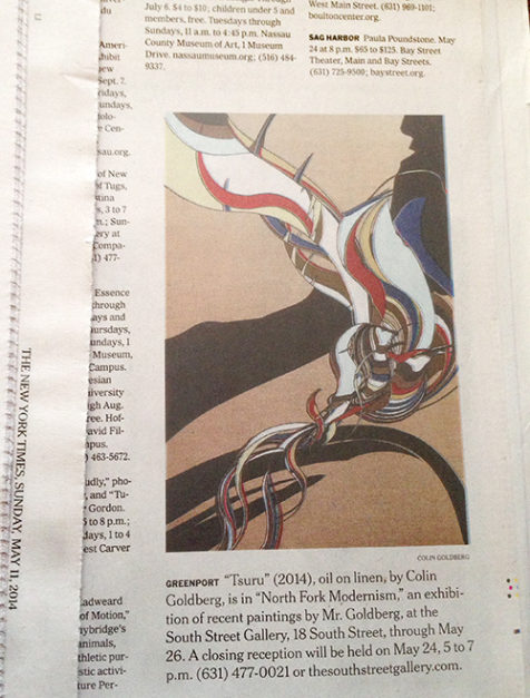 Colin Goldberg, Tsuru, NY Times