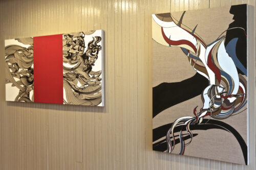 Colin Goldberg, North Fork Modernism Exhibition at the South Street Gallery, Greenport NY. Installation view.