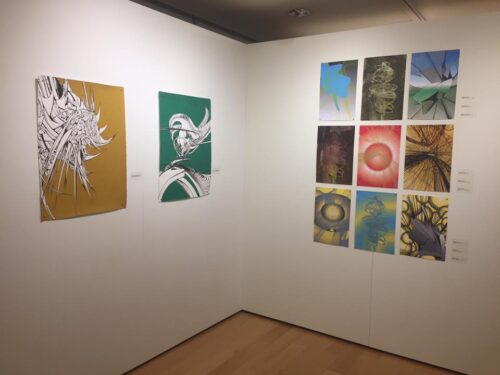 Colin Goldberg, History of the Future at Farmingdale State College 2016. Installation view.