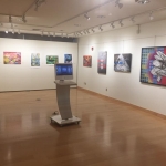 Colin Goldberg, History of the Future at Farmingdale State College 2016. Installation view.