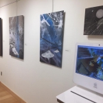 Colin Goldberg, History of the Future at Farmingdale State College 2016. Installation view.