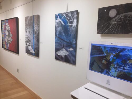 Colin Goldberg, History of the Future at Farmingdale State College 2016. Installation view.