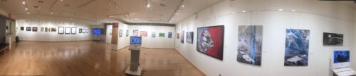 Colin Goldberg, History of the Future at Farmingdale State College 2016. Installation view.