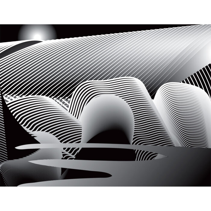 Still Moment - Abstract Art Print by Colin Goldberg - Metagraph Series