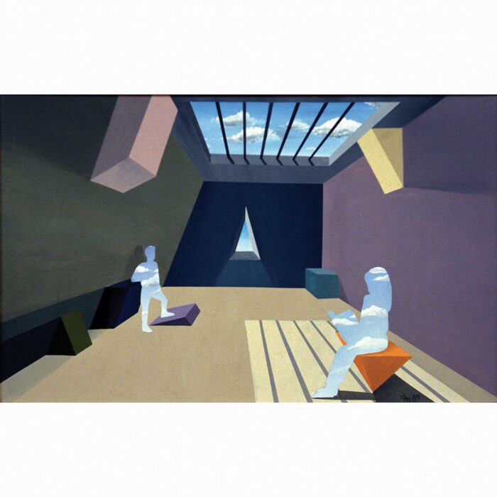 Colin Goldberg, Sky People, 1989. Acrylic on canvas, 36 x 60 inches. Private collection, Southampton, NY.
