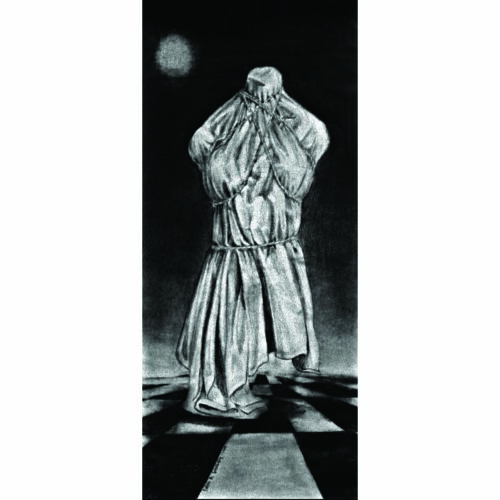 Colin Goldberg, Torso Study, 1989. Graphite on paper, 6 x 10 inches.