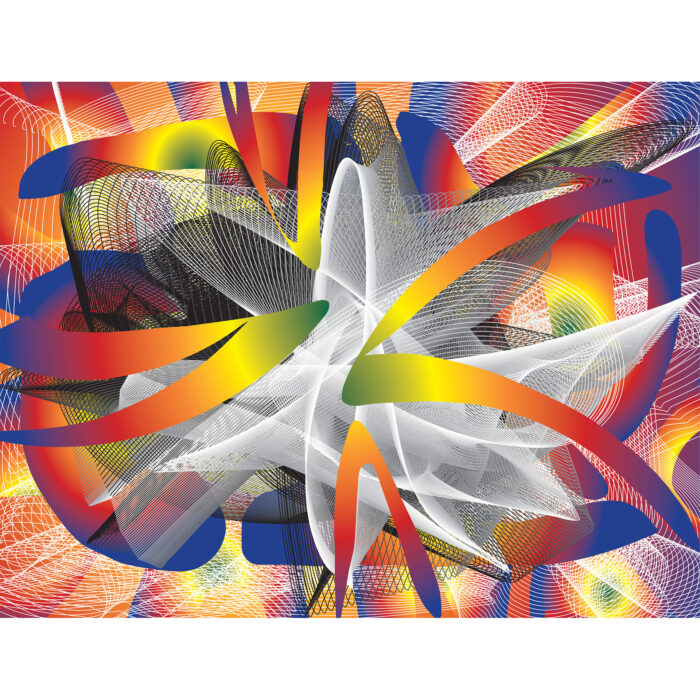 Embrace Abstract Art Print by Colin Goldberg - Metagraph Series