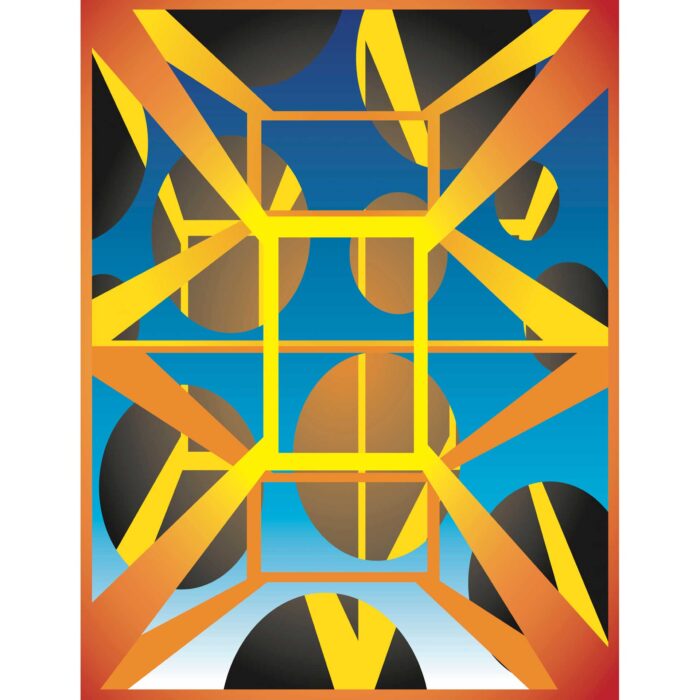 Interpolation Abstract Art Print by Colin Goldberg - Metagraph Series