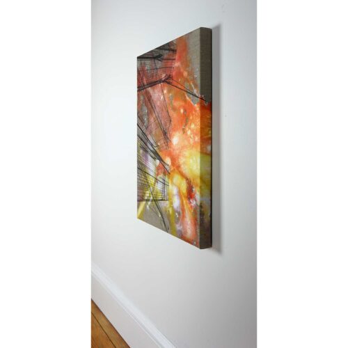 Colin Goldberg, Nama, 2018. India ink and pigment on linen. 24 x 16 inches.