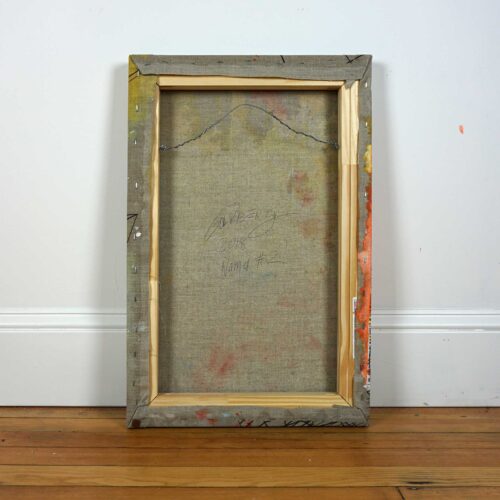 Colin Goldberg, Nama #2, 2018. India ink and pigment on linen. 24 x 16 inches.