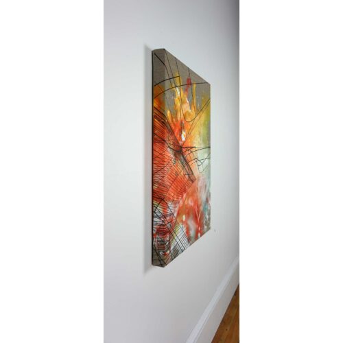 Colin Goldberg, Nama #2, 2018. India ink and pigment on linen. 24 x 16 inches.