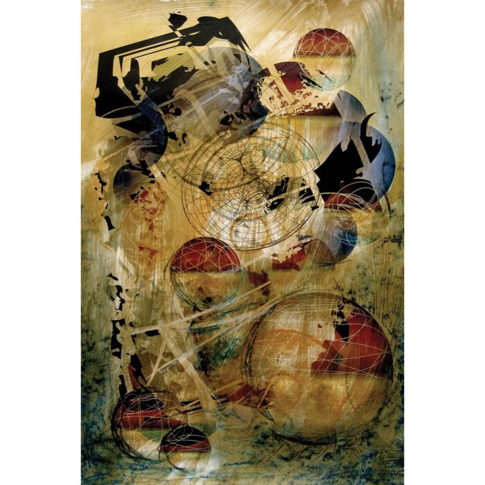 Colin Goldberg, Foxtrot, 2005. Latex glaze, pastel and pigment on paper, 13 x 19 inches. Private collection, New York.