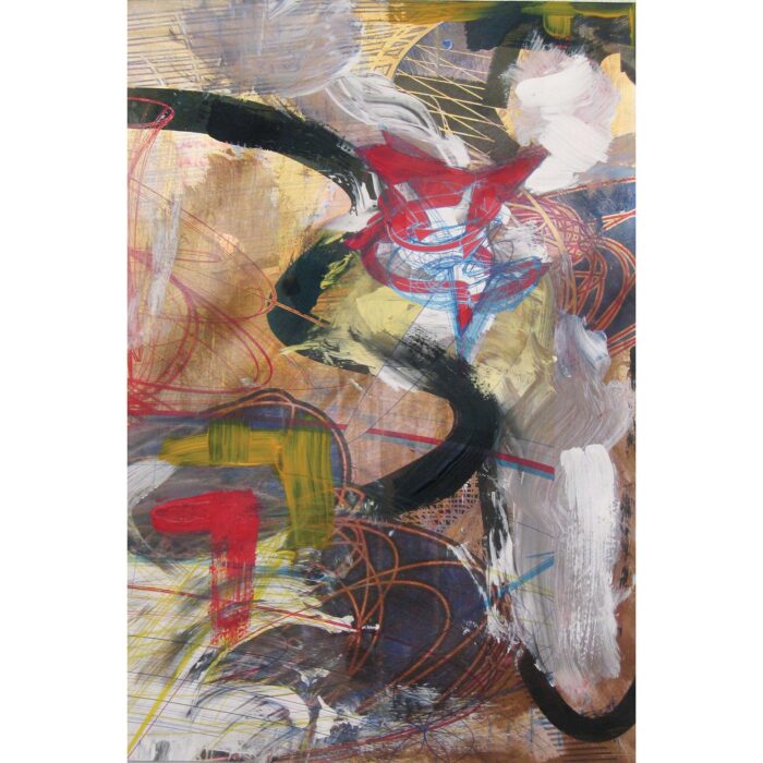Scepter, 2006. Acrylic and pigment on paper, 13 x 19 inches. Private collection, Ohio.