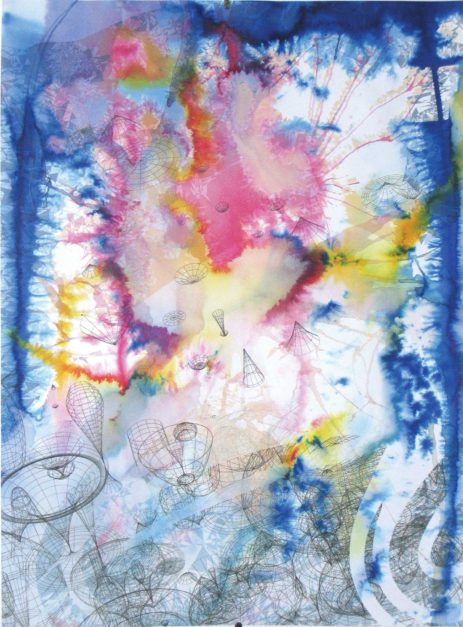 Colin Goldberg - Technodelica, 2006. India ink and pigment on Rives BFK paper. 29x21 in.