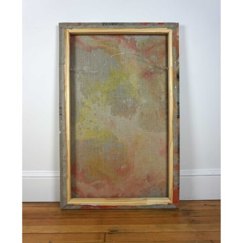 Colin Goldberg, San, 2018. Oil, India ink and pigment on linen. 38 x 24 inches.