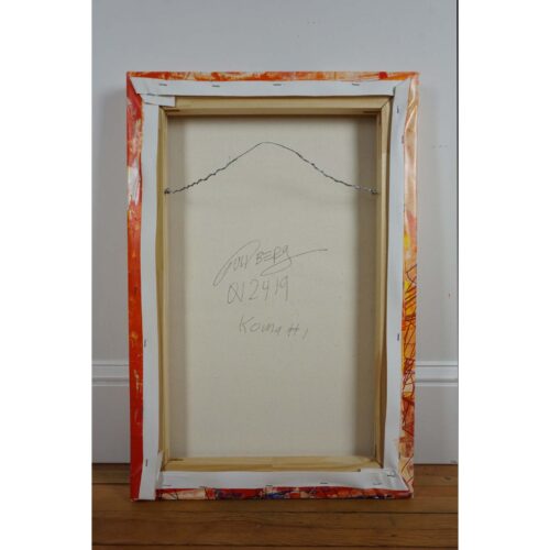 colin_goldberg_wireframe_painting_2019_mmac_koma_#1_16x24_backaColin Goldberg, Koma, 2019. Acrylic and pigment on canvas. 24x16 inches.