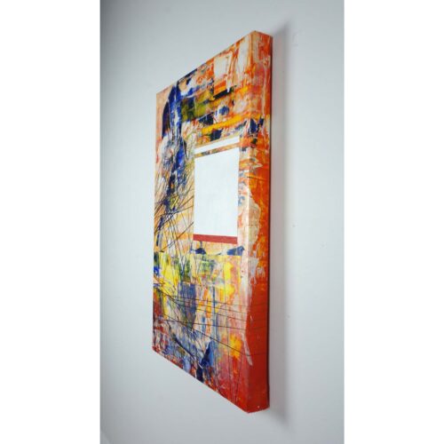 Colin Goldberg, Koma, 2019. Acrylic and pigment on canvas. 24x16 inches.