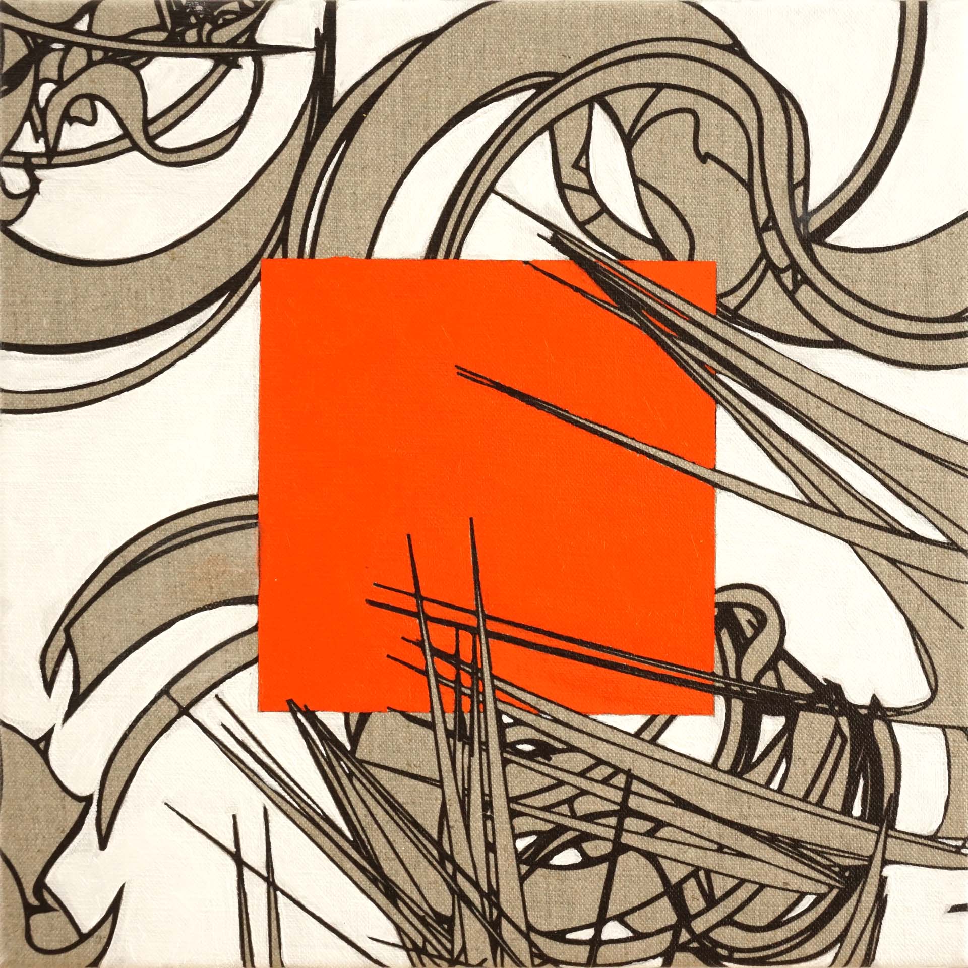 Colin Goldberg, Biomorphic Study #1 (Mono Azo Orange)