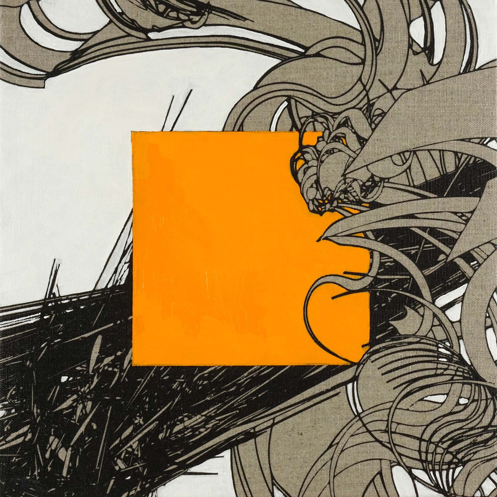 Colin Goldberg, Biomorphic Study #3 (Diarylide Yellow)