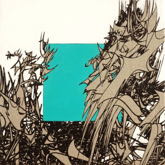 Colin Goldberg, Biomorphic Study #6 (Cobalt Turquoise)