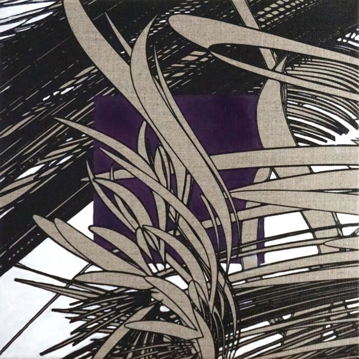 Colin Goldberg, Biomorphic Study #7 (Cobalt Violet)