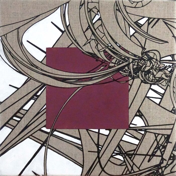 Colin Goldberg, Biomorphic Study #9 (Cobalt Rose)