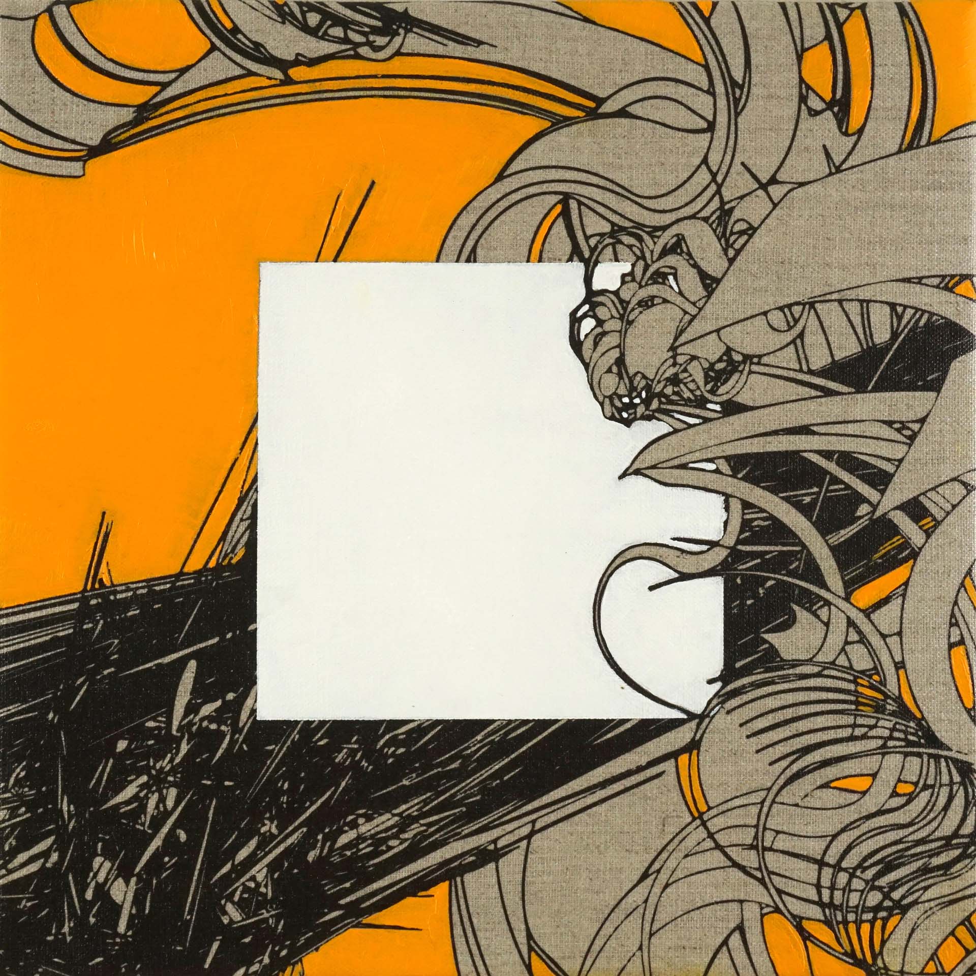 Colin Goldberg, Inverse Biomorphic Study #3 (Diarylide Yellow)