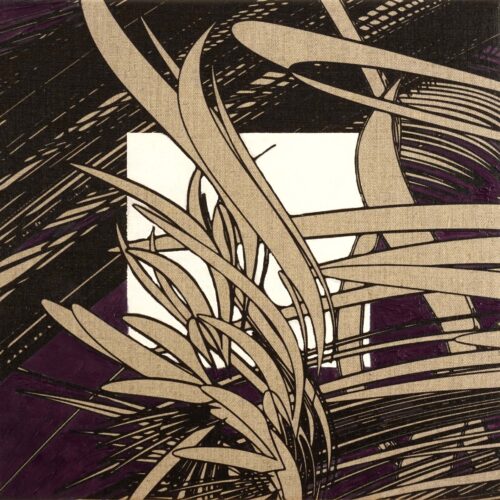 Colin Goldberg, Inverse Biomorphic Study #7 (Cobalt Violet)