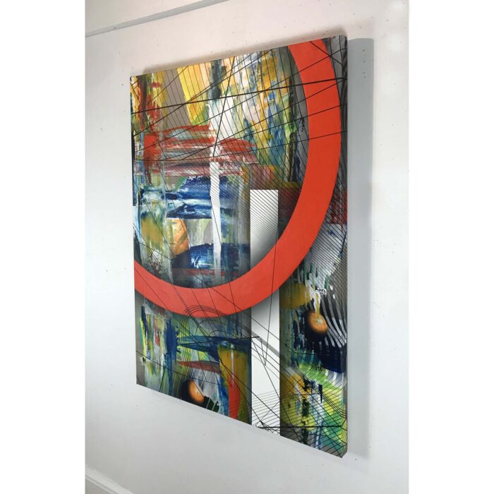 Colin Goldberg, Dr. No, 2020. Acrylic and ink on linen. 48 x 36 inches.